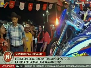 Apure muestra su potencial económico en feria comercial e industrial en el mpcio. San Fernando