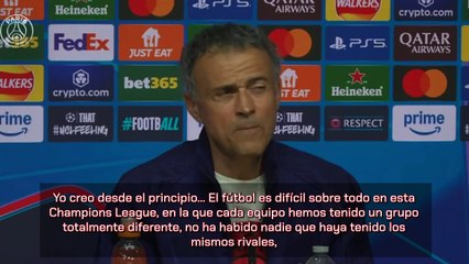 Luis Enrique: "En números, somos de los mejores de Europa"