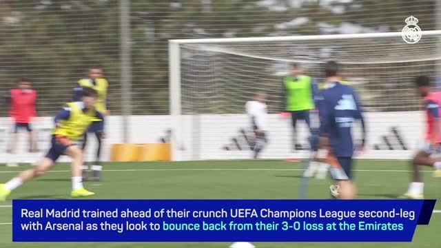 Bellingham in Real Madrid training after Rudiger spat