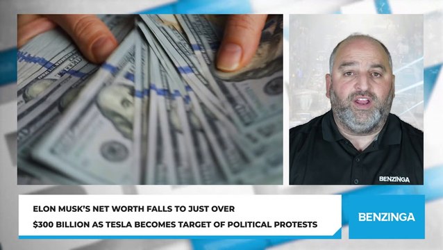 Elon Musk’s Net Worth Falls to Just Over $300 Billion As Tesla Becomes Target Of Political Protests