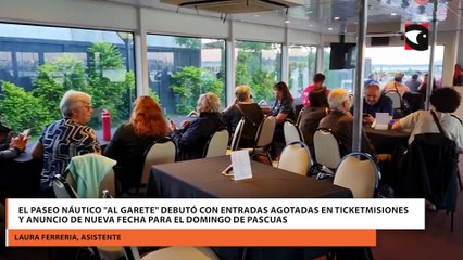 El paseo náutico Al Garete debutó con entradas agotadas en TicketMisiones y anuncio de nueva fecha para el domingo de Pascuas