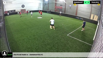 Faute de Fabio A - Emigrantes Fc