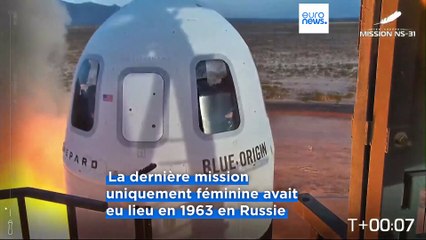 Blue Origin envoie six femmes dans l'espace, dont Katy Perry
