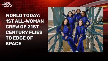 World Today: All-women crew's 11-minute space flight; US-China tariff war; more