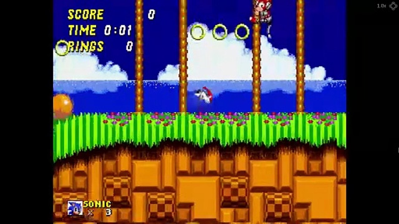 Sonic 2 | Emerald Hill 1 in 00:23 seconds