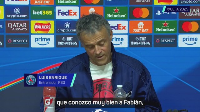 Luis Enrique: Fabián es de los pocos jugadores que juega en función de lo que hacen sus compañeros