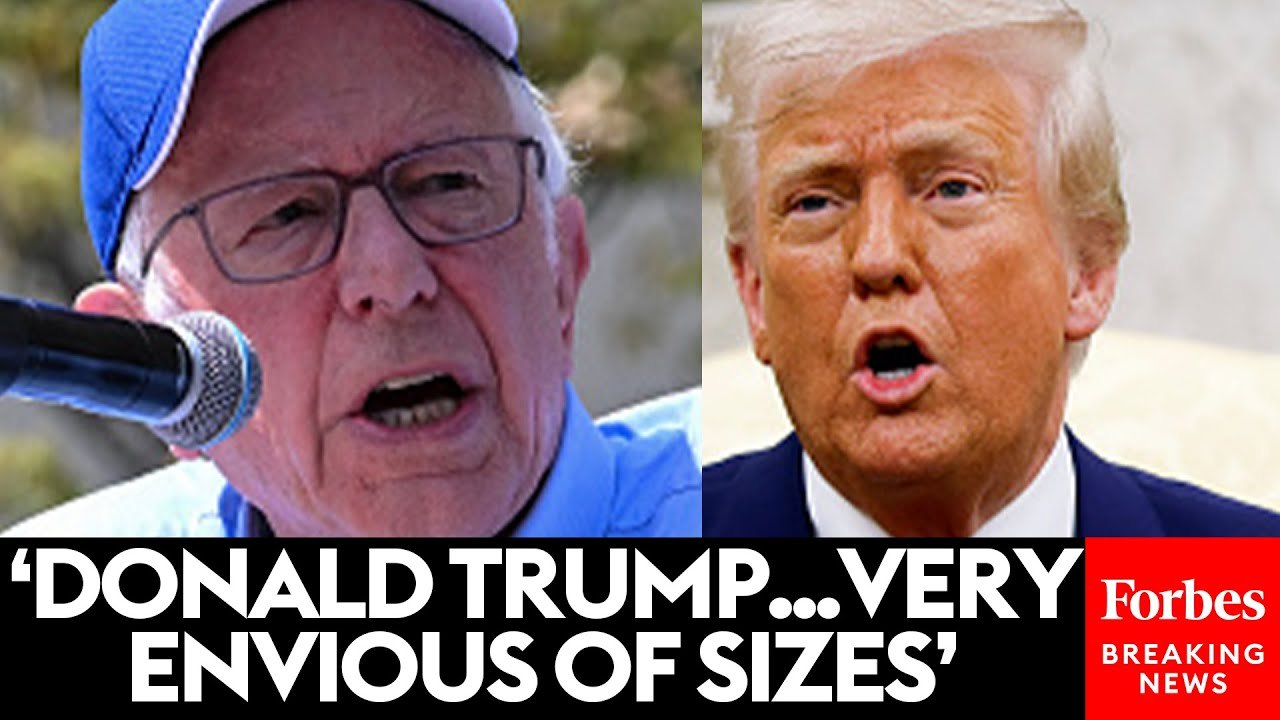 Bernie Sanders Takes Swipe At Trump After Flexing 36,000-Strong Crowd At LA Event