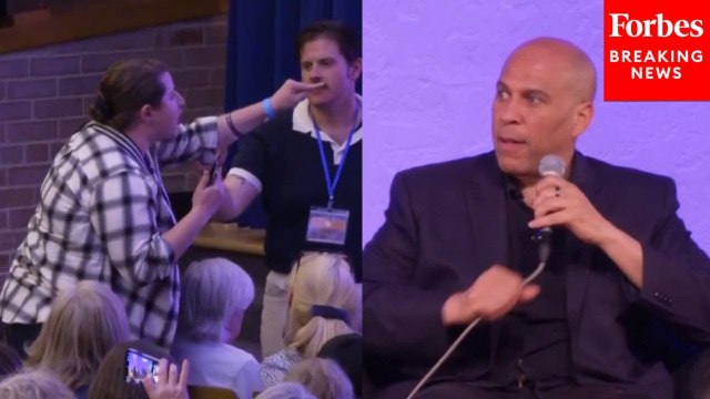 Democratic Town Hall Event In Arizona Interrupted By Protester—Then Cory Booker Responds—Then Cory Booker Responds