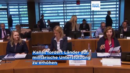 Kallas: EU hat "zwei Drittel" des 5-Mrd-Euro-Munitionsziels für die Ukraine zusammen