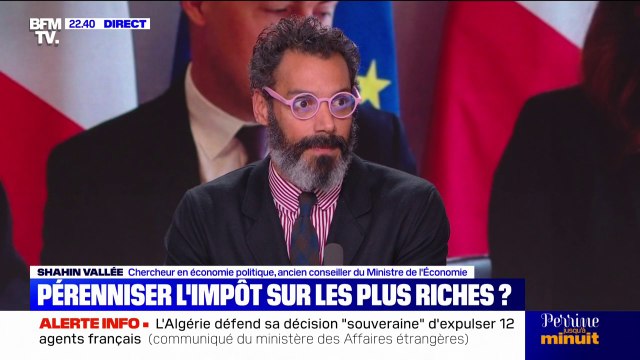 Budget 2026: La question des hauts revenus et des hauts patrimoines va revenir à l'ordre du jour , estime Shahin Vallée (ancien conseiller du ministre de l'Économie)
