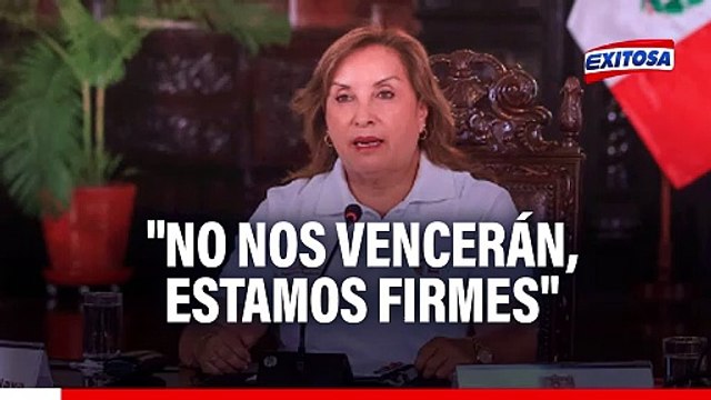 Dina Boluarte: Debemos derrotar al terrorismo urbano como hace décadas a Sendero Luminoso y al MRTA