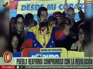 Venezolanos celebran los 12 años de la primera victoria del presidente Nicolás Maduro