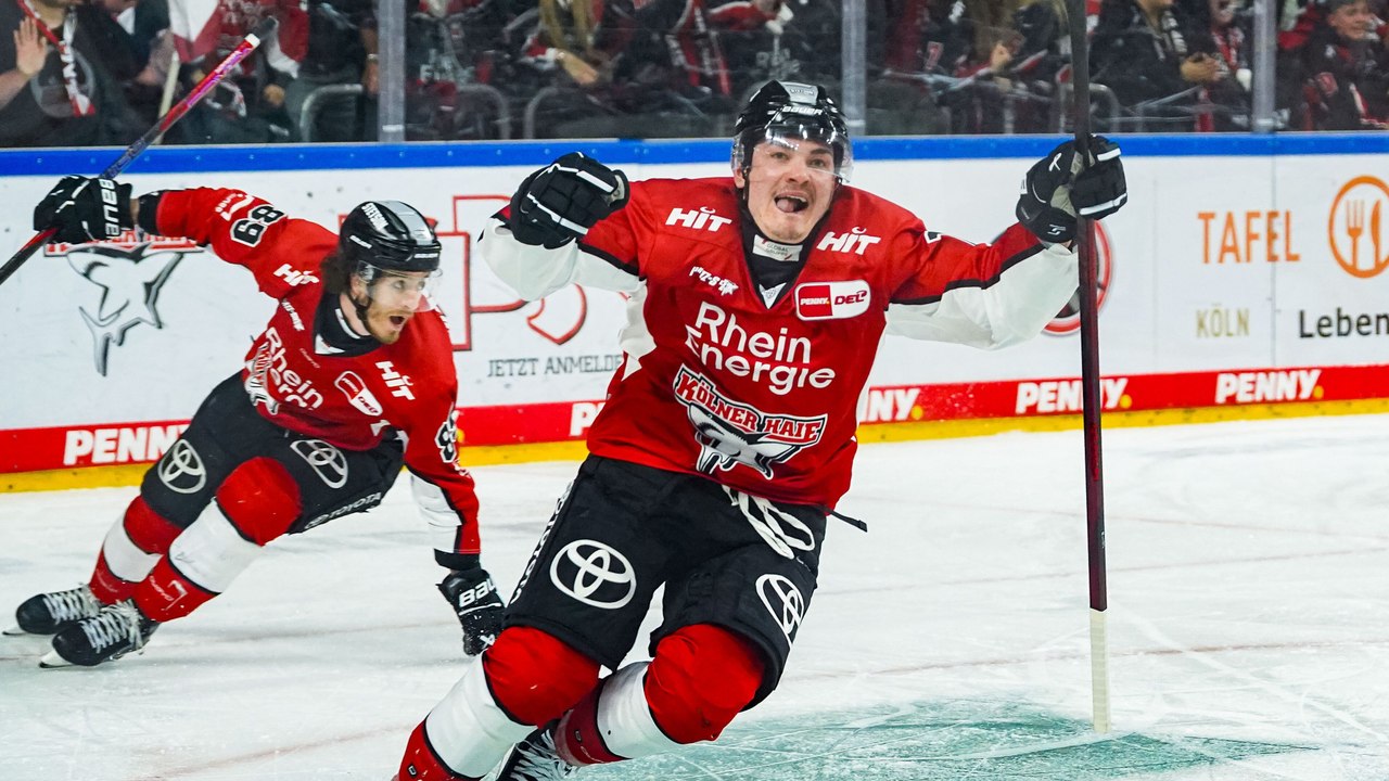 Video-Highlights: Kölner Haie ziehen nach Overtime-Drama ins Finale ein