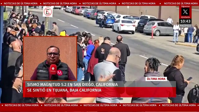 Sismo de 5.2 grados sacude San Diego, California; también sorprende a habitantes en Tijuana