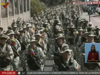 Caracas | Milicianos conmemoran su 16 aniversario con caminata