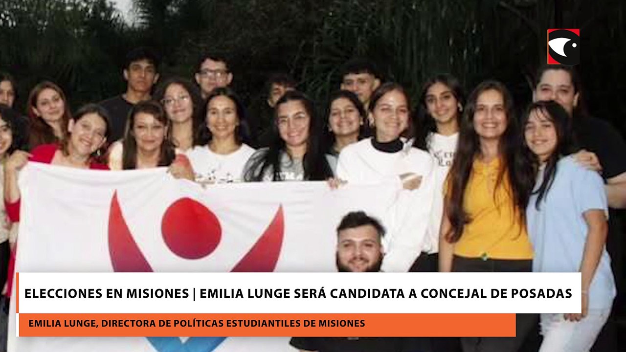Elecciones en Misiones | Emilia Lunge será candidata a concejal de Posadas