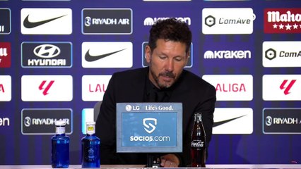 Simeone: "A Julián le decimos que Lewandowski lleva muchos más goles"