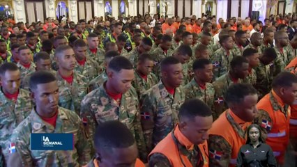 Abinader instruye redactar decreto para reconocer a rescatistas de la tragedia en Jet Set