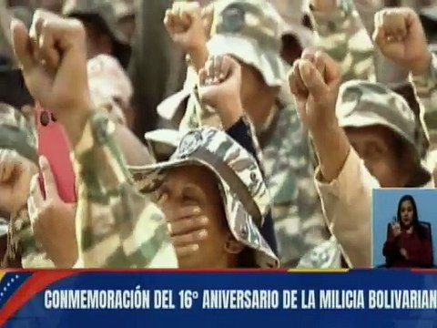 Presidente Maduro: Son ustedes la Milicia Nacional Bolivariana el poder militar del pueblo
