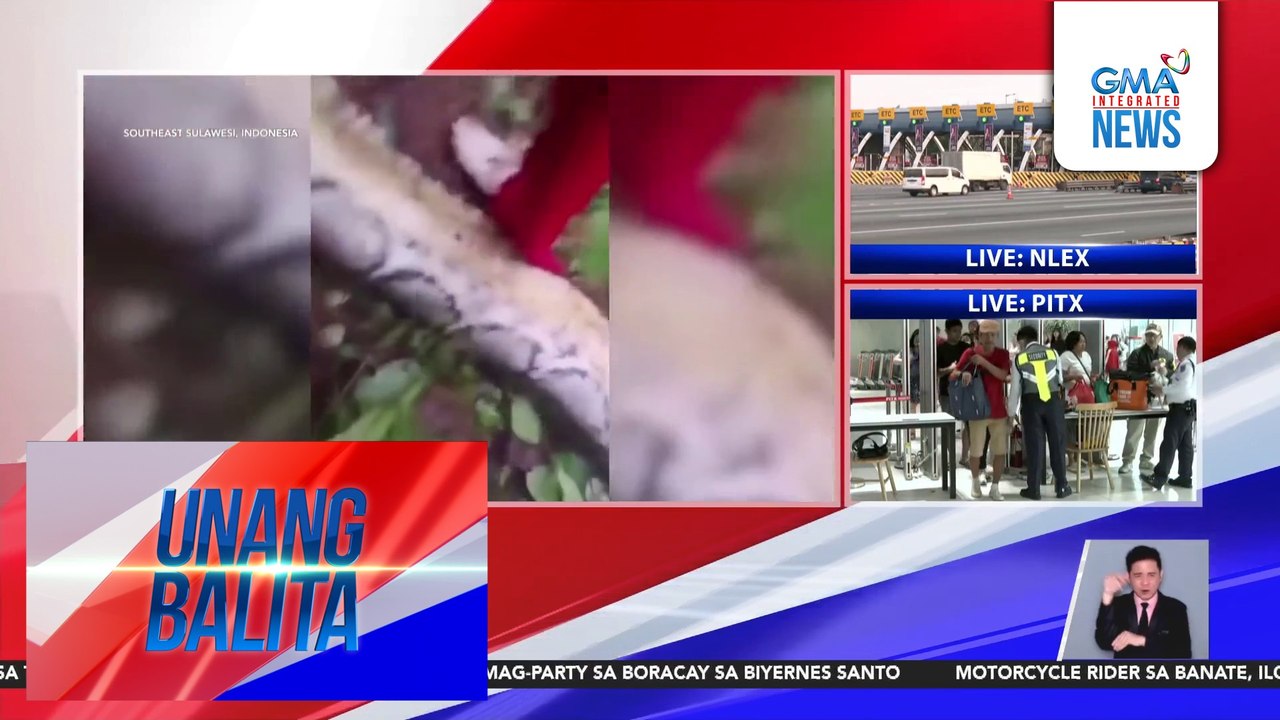 55-anyos na babae, patay matapos lingkisin ng malaking sawa | Unang Balita