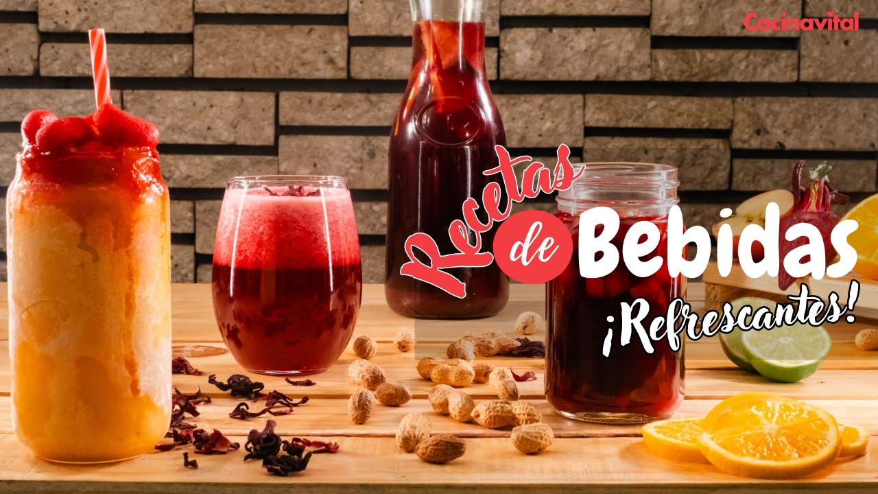 Bebidas refrescantes: 4 recetas perfectas para ti