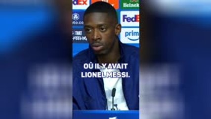 PSG - Dembélé : "Peut être pas ma meilleure équipe, car j'ai joué avec Messi"