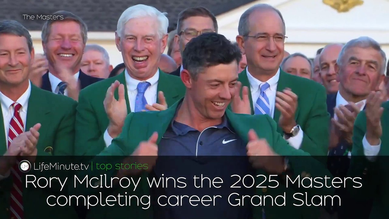 All-Female Celeb Crew Return from Space After Blue Origin Flight, Rory McIlroy Completes Career Grand Slam with Masters Win, Leslie Odom Jr. Returning to Hamilton on Broadway