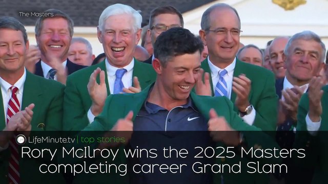 All-Female Celeb Crew Return from Space After Blue Origin Flight, Rory McIlroy Completes Career Grand Slam with Masters Win, Leslie Odom Jr. Returning to Hamilton on Broadway