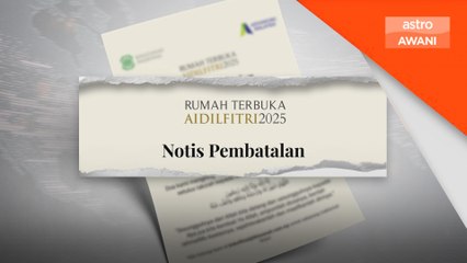 Khazanah batal rumah terbuka Aidilfitri 2025