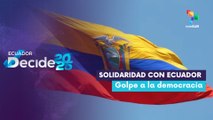 Autoridades internacionales piden justicia para la democracia ecuatoriana