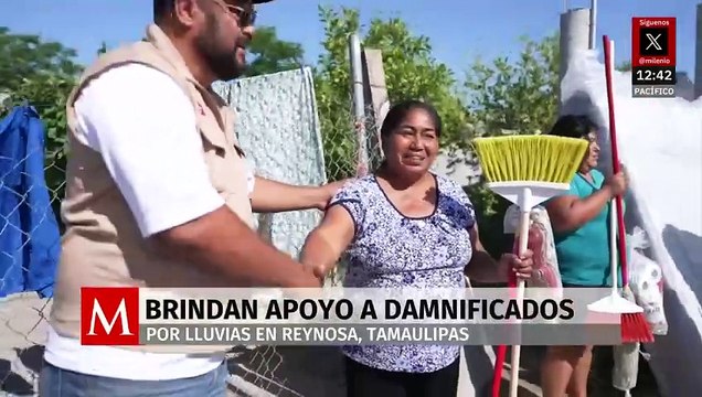 Una jornada más: Brindan apoyo a damnificados afectados por las lluvias en Reynosa, Tamaulipas