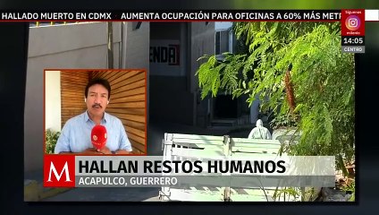 Reportan el hallazgo de restos humanos en Acapulco Guerrero