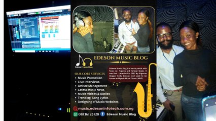 Behind The Scenes; Recording of DSC of God by Kathleen Ijeoma In Ikotun Lagos - Manager Endy Edeson