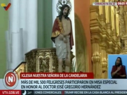 Caracas | Feligreses rinden honores al santo Dr. José Gregorio Hernández