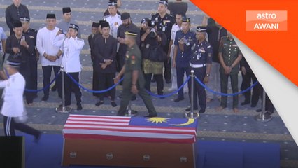 Majlis penghormatan terakhir Tun Abdullah