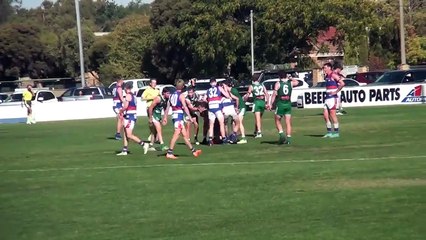 Dylan Johnstone, round one vs Kangaroo Flat