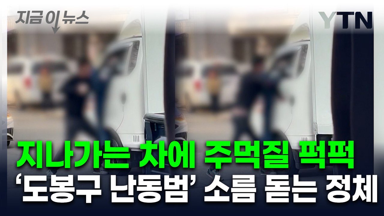 지나가는 차에 다짜고짜 주먹질...'도봉구 난동범' 소름 돋는 정체 [지금이뉴스]...