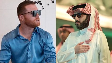 Canelo Álvarez llega a Arabia Saudita y hace "sparring" con Turki Alalshikh