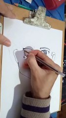 Speed Art | Desenhando o Meu Personagem em Live do TikTok #01.