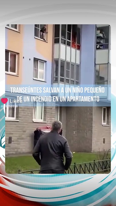 Salvan a niño de un incendió