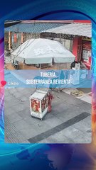 Desbordan aguas negras