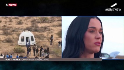 Katy Perry dans l'espace avec Space Blue