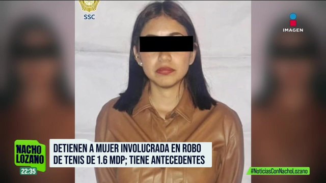 Detienen a implicada en el robo de unos tenis exclusivos en Polanco; tenía 6 arrestos previos