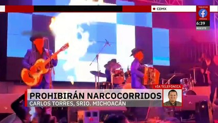 Michoacán publicará decreto para prohibir la presentación pública de narcocorridos