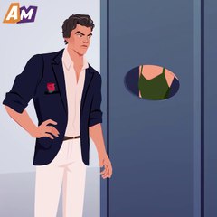 اختار الرجل زوجته بسبب صدرها المكشوف