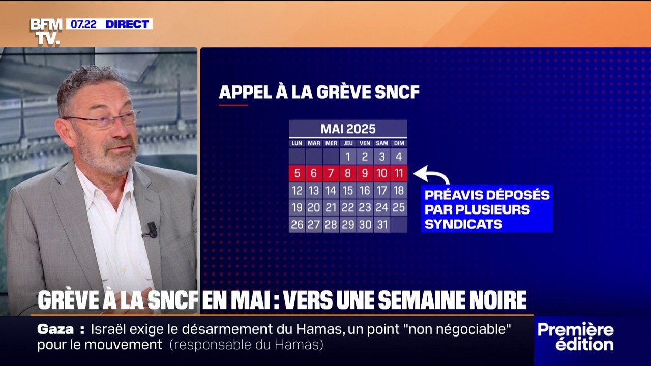 Grève à la SNCF en mai: "On est les dindons de la farce", déplore le président de la Fédération nationale des usagers des transports
