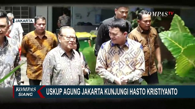 Jelang Paskah, Uskup Agung Ignatius Suharyo Kunjungi Hasto Kristiyanto di Rutan KPK
