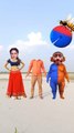 fatty dog & cute bhabi correct head matching with tu radha meri main shyam tera songs#shorts