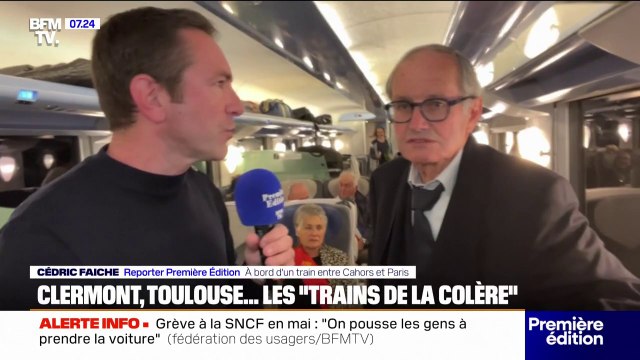 Des trains de la colère rallient la capitale pour dénoncer le manque de moyens accordés aux lignes Paris-Orléans-Limoges-Toulouse et Paris-Clermont-Ferrand