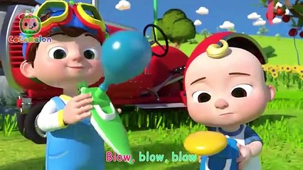 Toy Color Balloon Race  CoComelon Nursery Rhymes & Kids Songs